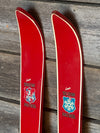 Junior Snow Patrol Skis- Red (1960s)