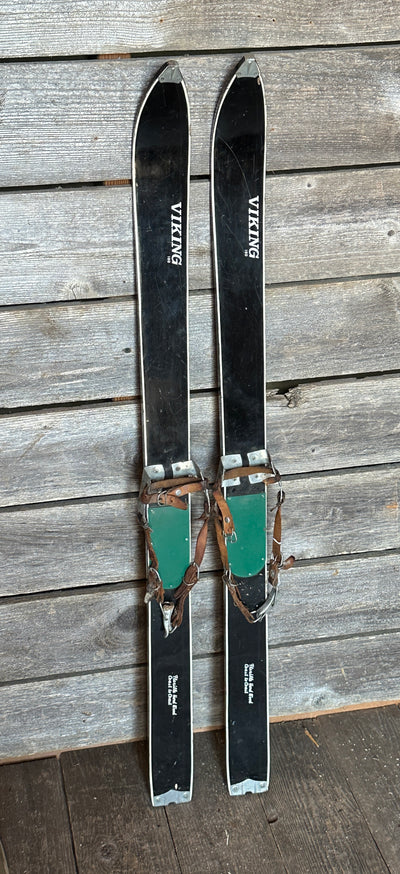 Antique Viking Kids Skis - 1950s