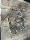Vintage Leather Snowshoe Bindings