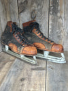 Vintage North Star Leather Hockey Skates