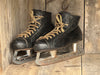 Vintage Black Leather Hockey Skates