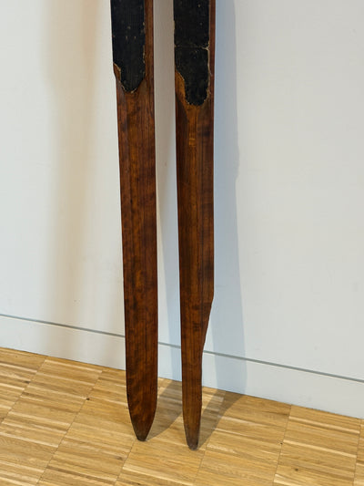 Antique Swedish Primitive Skis