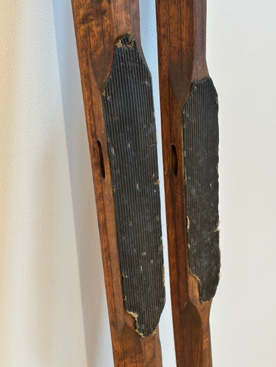 Antique Swedish Primitive Skis