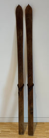 Antique Swedish Primitive Skis