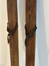 Wide "Shovel" Tip Scandinavian Snow Skis