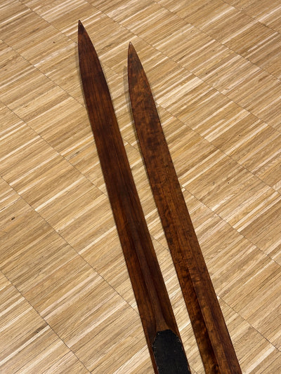 Antique Swedish Primitive Skis