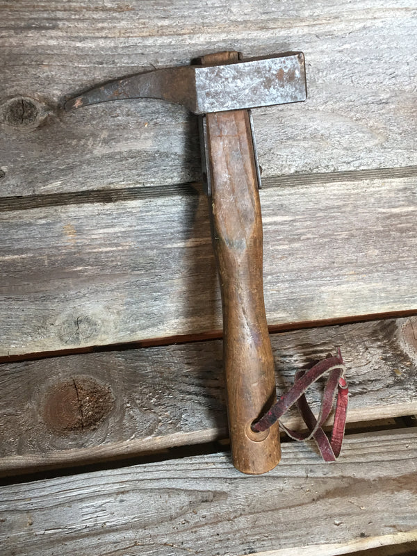 Antique Stubai Wood Handle Piton Hammer - VintageWinter