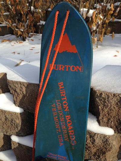 Vintage Burton 1980 Backhill BB1 Snowboard