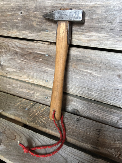 Vintage Wood Handle Rock Climbing Piton Hammer