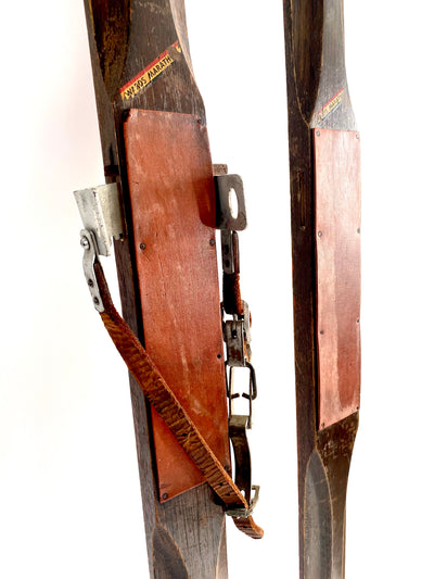 Wooden Downhill Skis